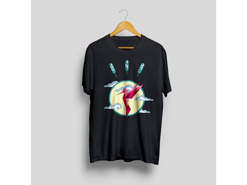 Hummingbird printed t-shirt