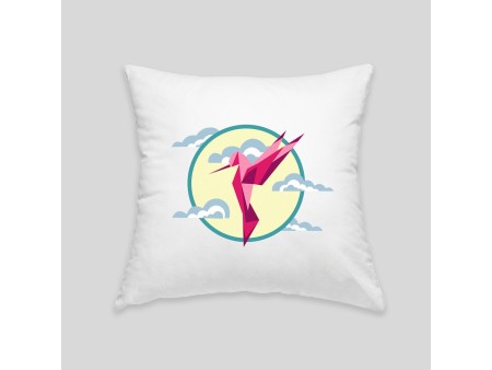 Hummingbird cushion