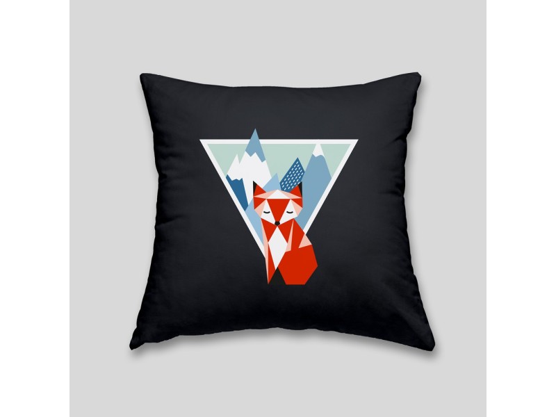 Mountain fox cushion